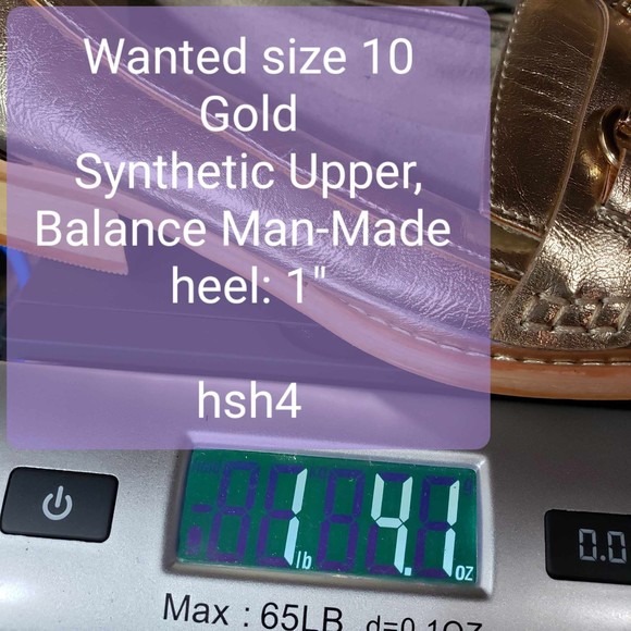 Wanted Women's size 10 Gold Metallic 1" Heel Loafers - Picture 9 of 9